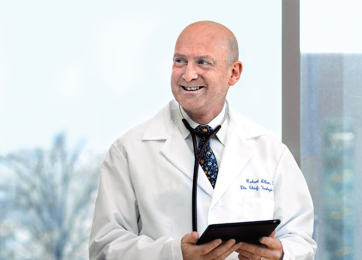 Oncologist Robert Alter, M.D. emphasizes teamwork in his practice. Oncologist Robert Alter, M.D. emphasizes teamwork in his practice.