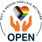 Logo of employee resource group - OPEN: Out & Proud Exelixis Network